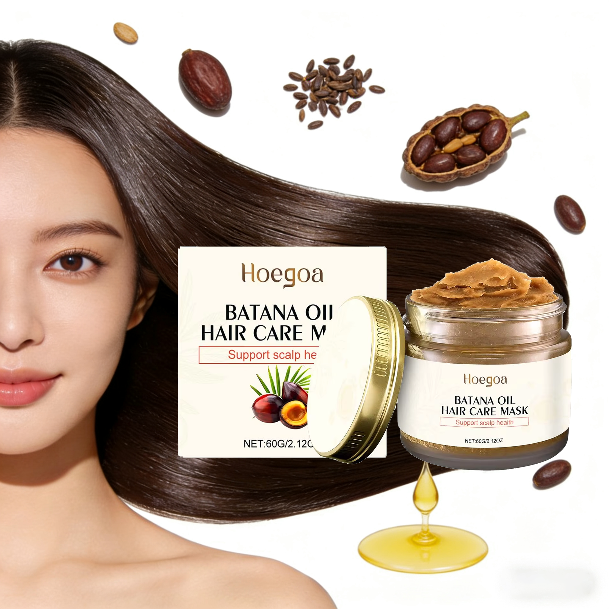Hair Care Orange - Batana Moisturizing Conditioner Repair Hair Breakage