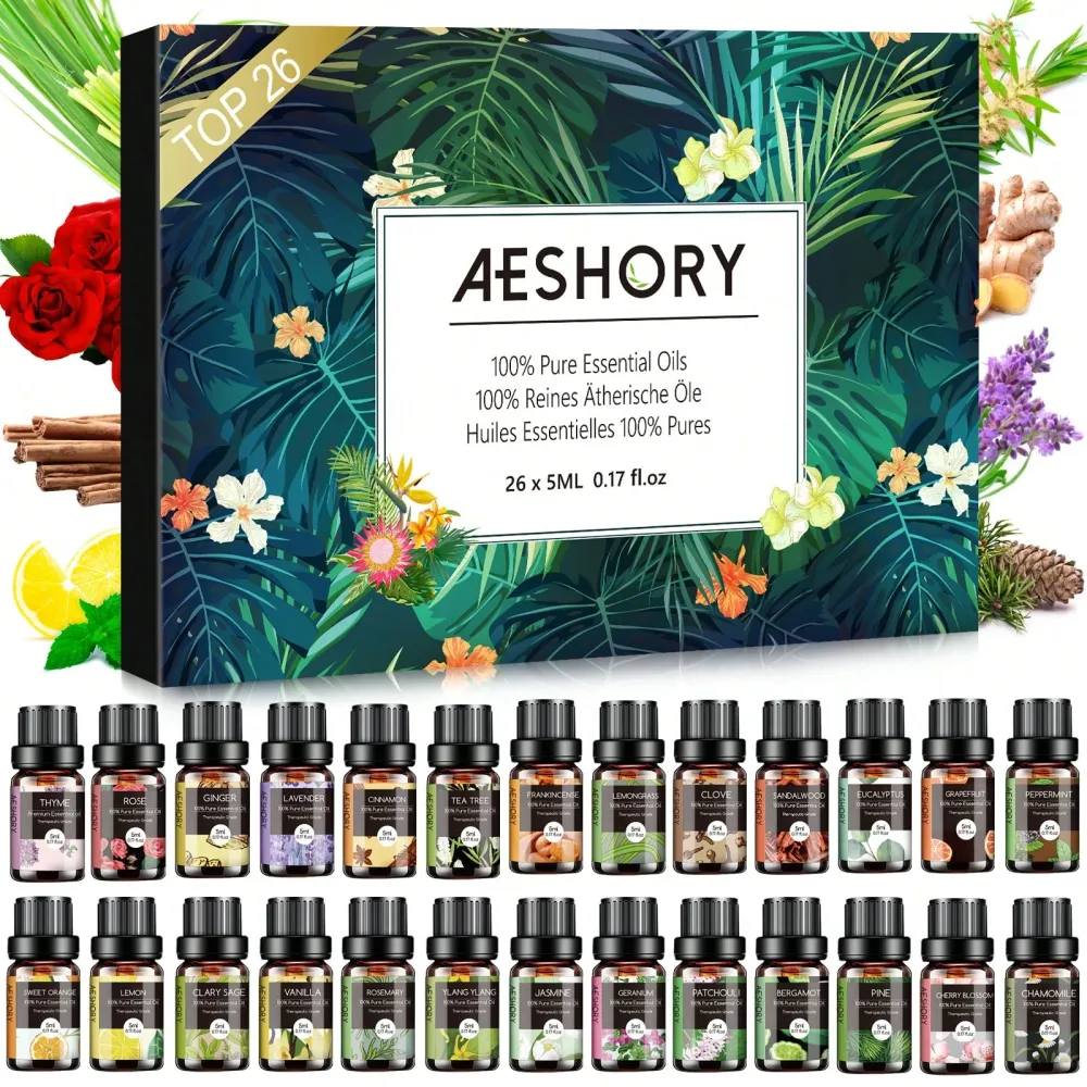 Hair Care Orange - Oils Set 26cps Aromatherapy Essential Oils