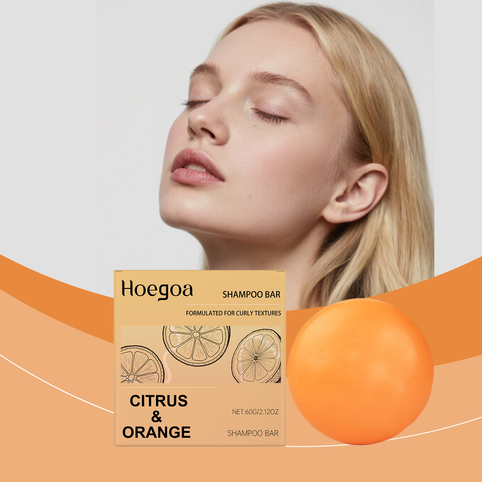 Hair Care Orange - Citrus Orange Hair Care Soap -