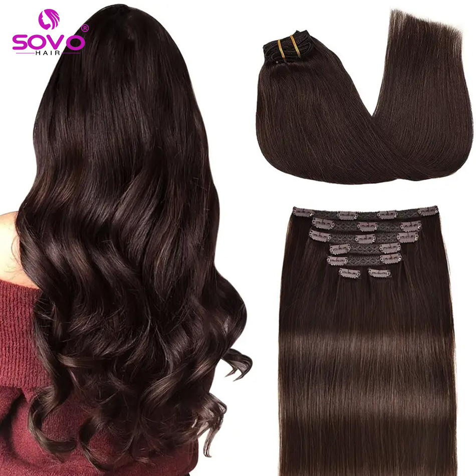 Clip In Hair Piece - Clip-In Hair Extensions 100% Real Human