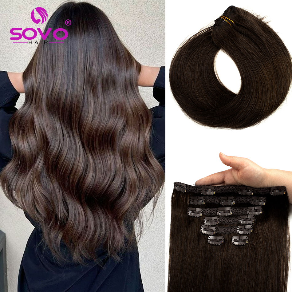 Clip In Hair Piece - Clip In Hair Extension 100% Remy