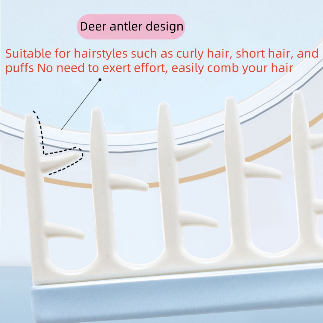 Antler Shape Hair Seam Comb Sh - Hair Care Wavy Hair บทวิจารณ์และราคา