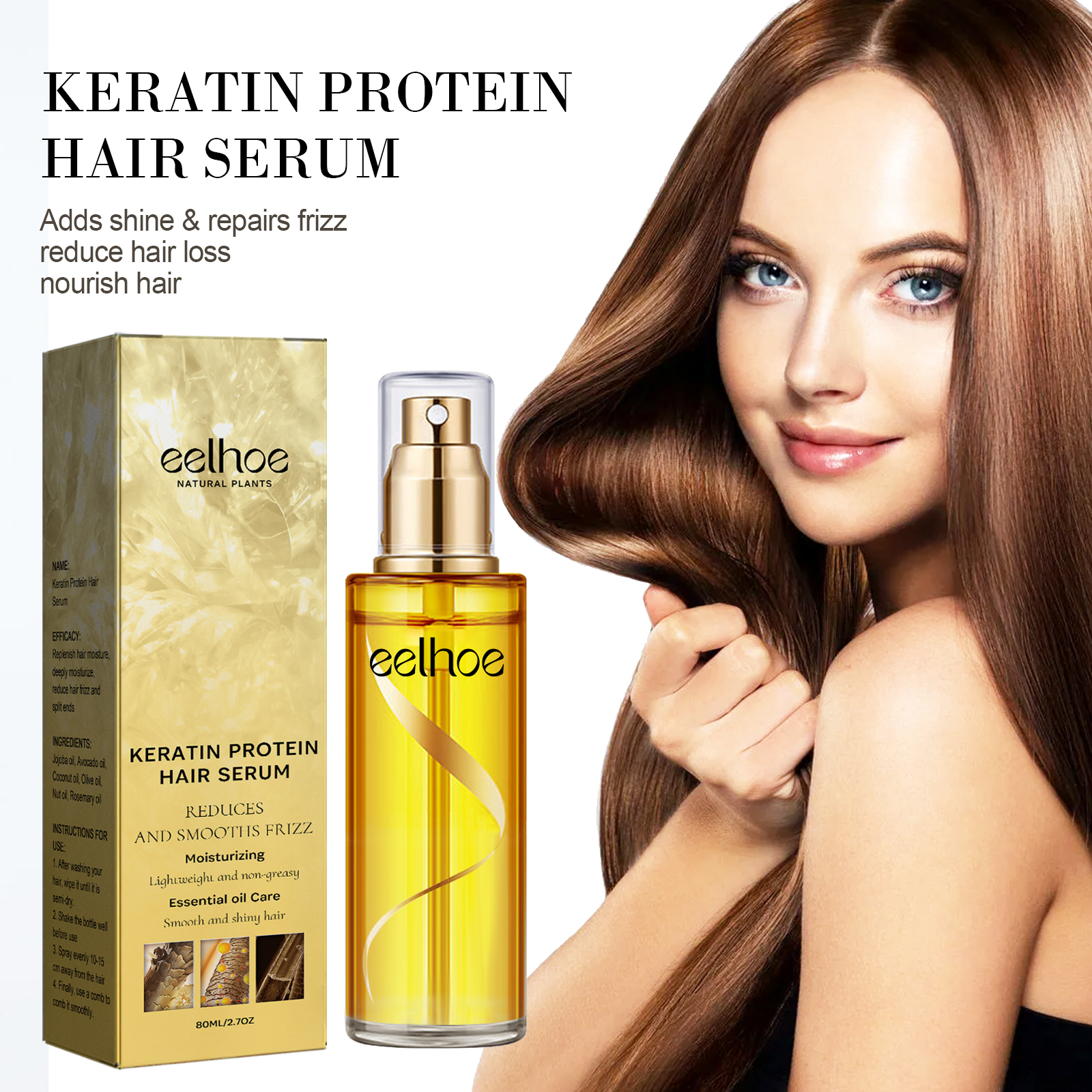 Keratin Hair Growth Care Essen - Hair Care For Curly Dry Hair บทวิจารณ์และราคา
