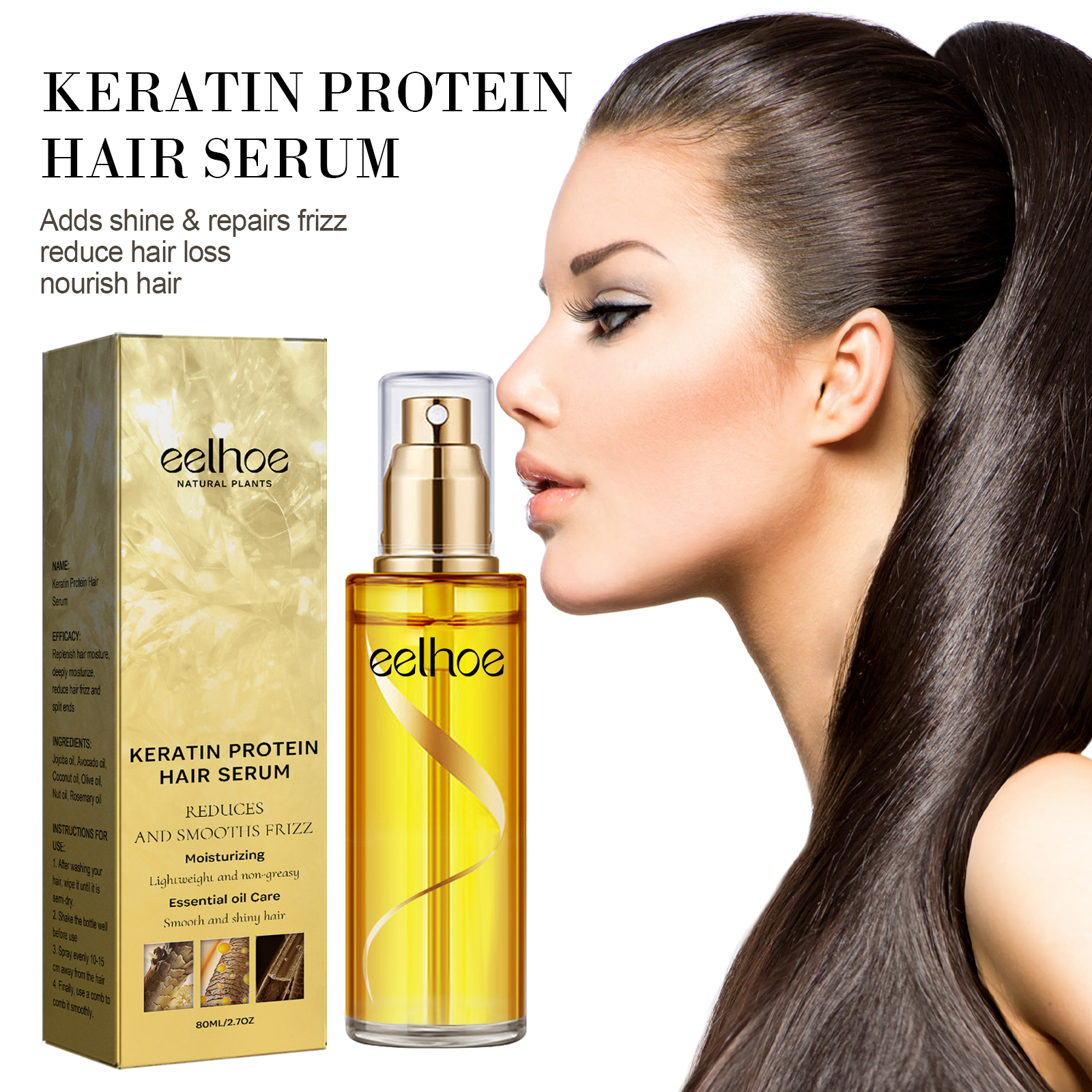 Keratin Hair Growth Care Essen - Hair Care For Curly Dry Hair บทวิจารณ์และราคา