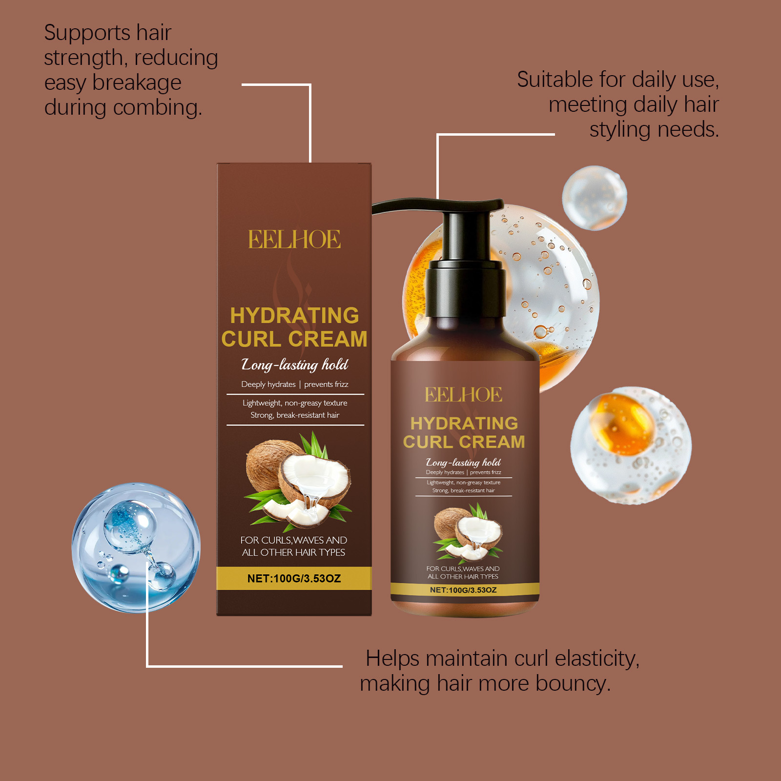 Curl Styling Cream for Wavy an - Hair Care Wavy Hair บทวิจารณ์และราคา