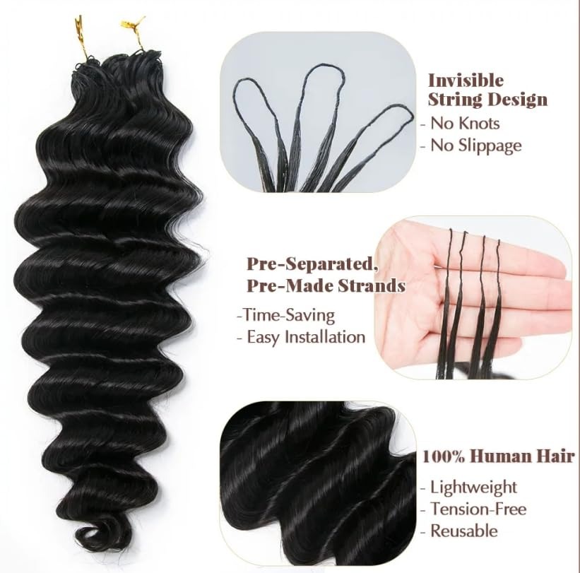 Knotless Pre-Separated Crochet - Hair Care For Wavy Hair บทวิจารณ์และราคา