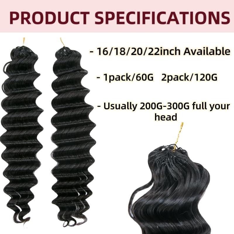 Knotless Pre-Separated Crochet - Hair Care For Wavy Hair บทวิจารณ์และราคา