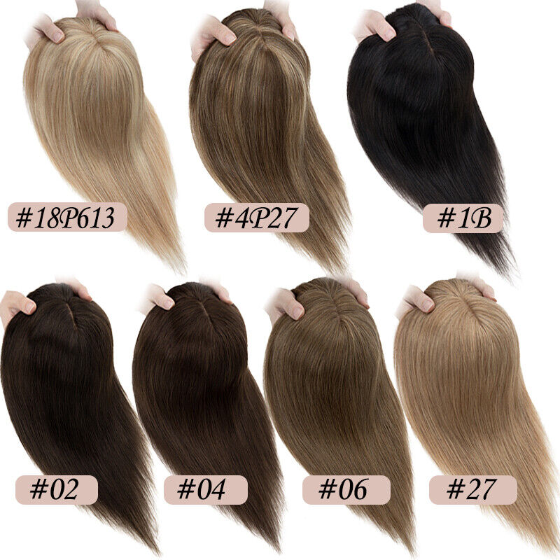 Women Toupee Silk Base Topper  - Clip In Hair Piece บทวิจารณ์และราคา