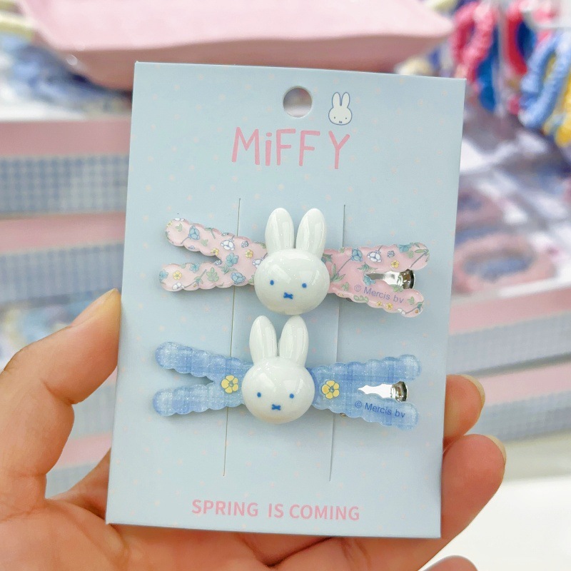 New Miffy rabbit bangs clip si - Clip In Hair Piece บทวิจารณ์และราคา