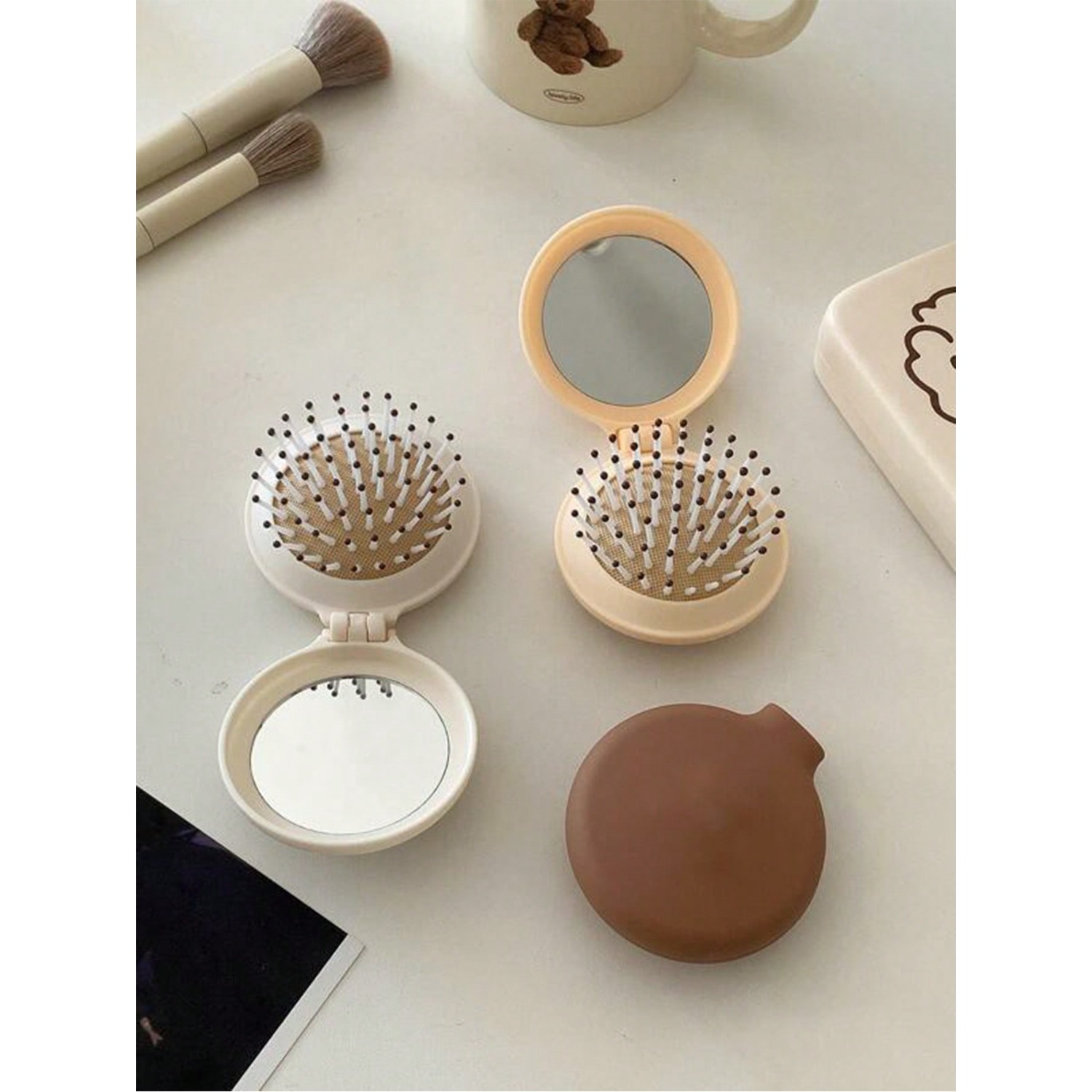 1pc Hollow Hair Brush, Profess - Hair Care For Curly Dry Hair บทวิจารณ์และราคา