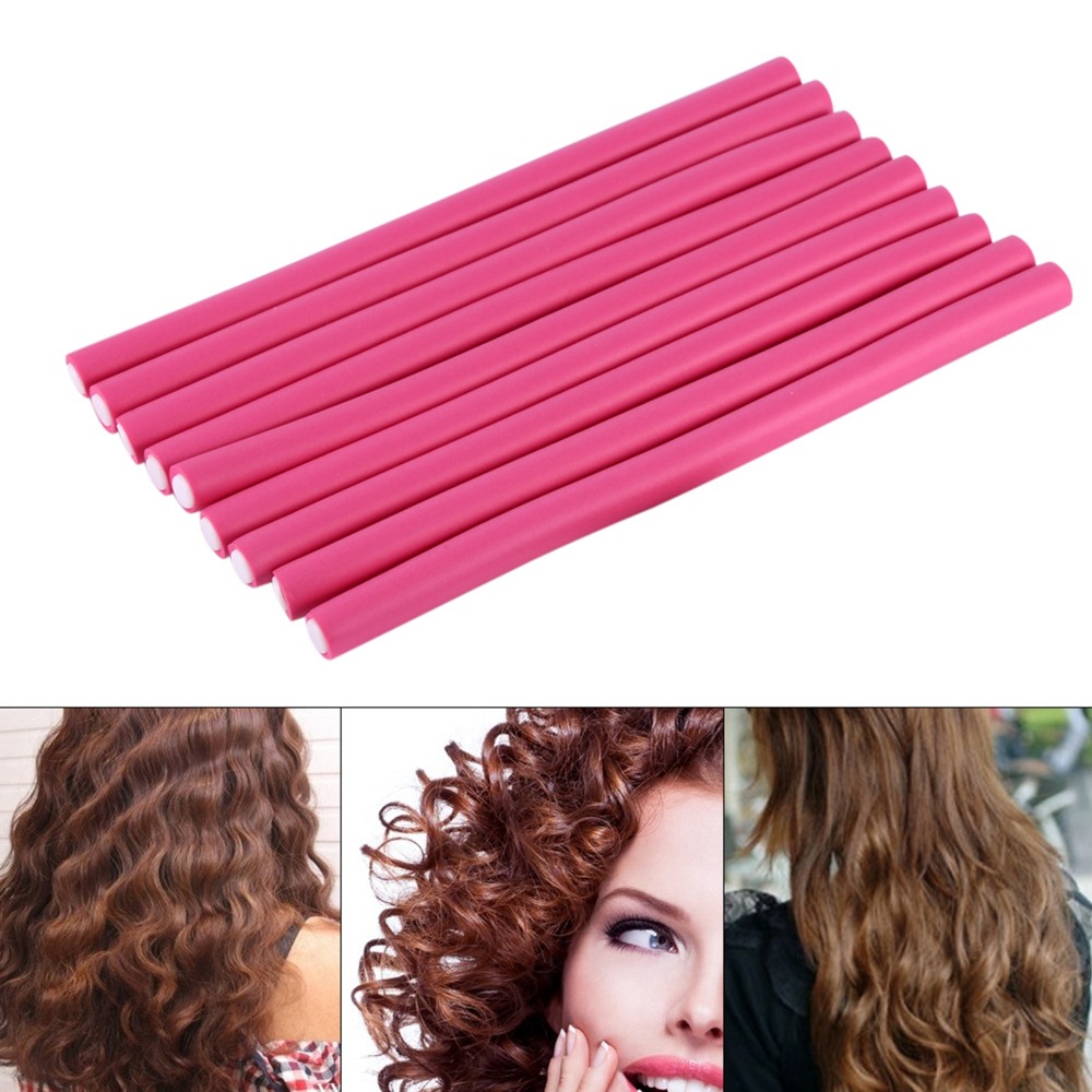 10Pcs/Set Soft Foam Soft Hair  - Hair Roller Set Flexi บทวิจารณ์และราคา