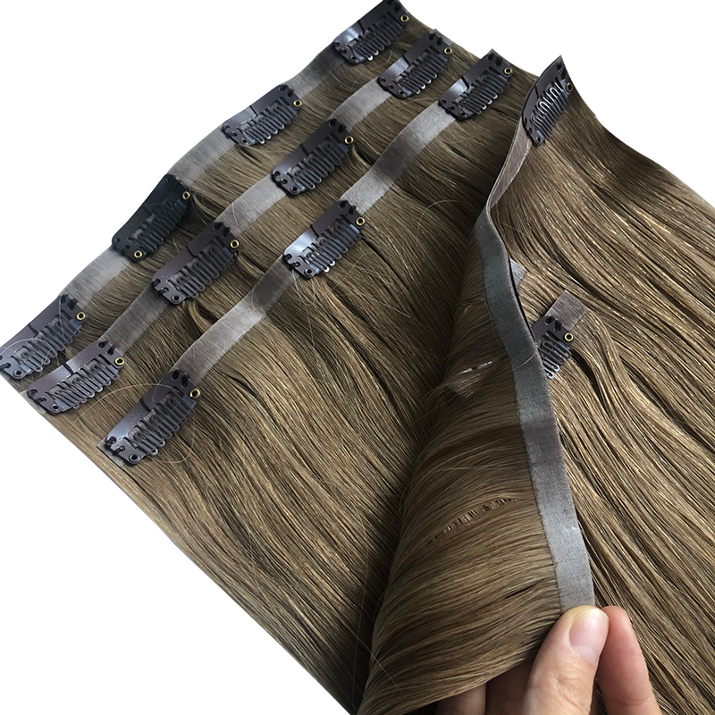 Straight Invisible PU Clip In  - Clip In Hair Piece บทวิจารณ์และราคา