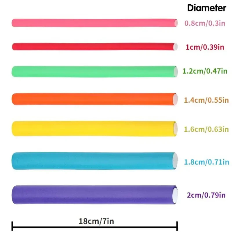 42pcs/Set Flexible Curling Rod - Hair Roller Set Flexi บทวิจารณ์และราคา