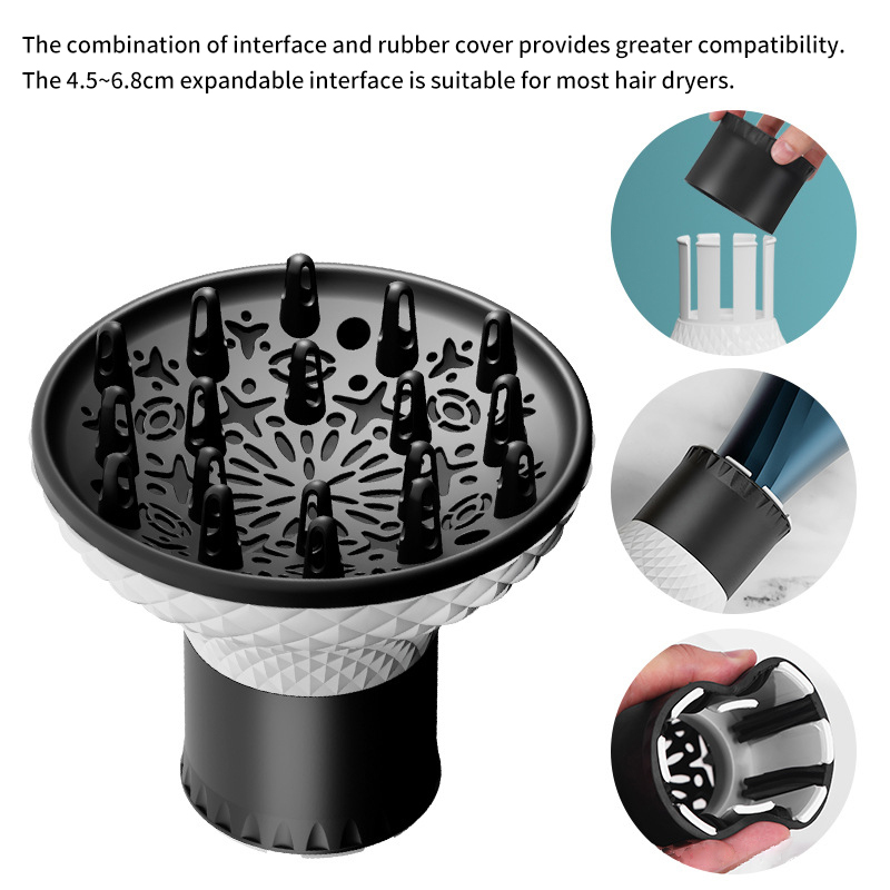 Universal Hair Dryer Diffuser  - Hair Care Wavy Hair บทวิจารณ์และราคา