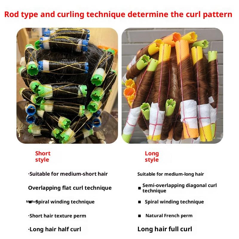 6Pcs Heatless Hair Curler Set  - Hair Roller Set Flexi บทวิจารณ์และราคา