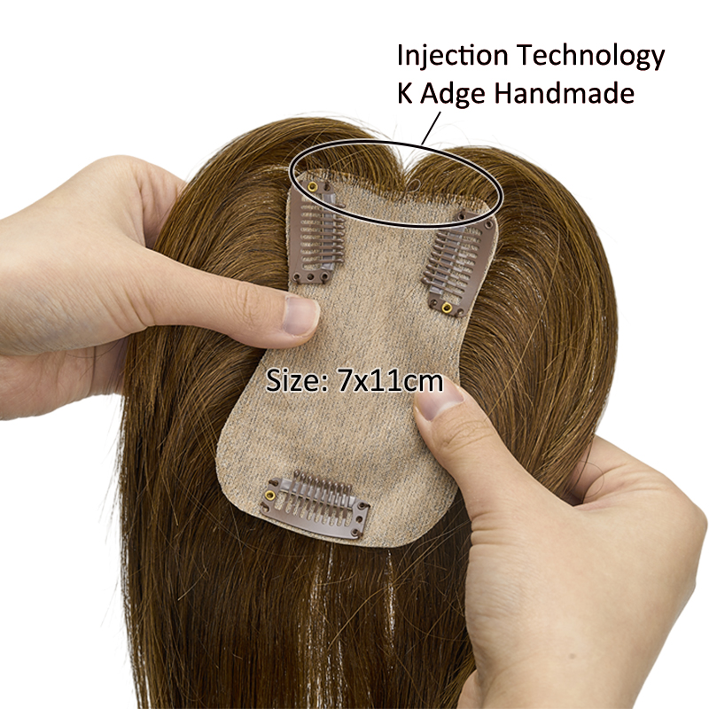 7x11cm Women Toupee Human Hair - Clip In Hair Piece บทวิจารณ์และราคา