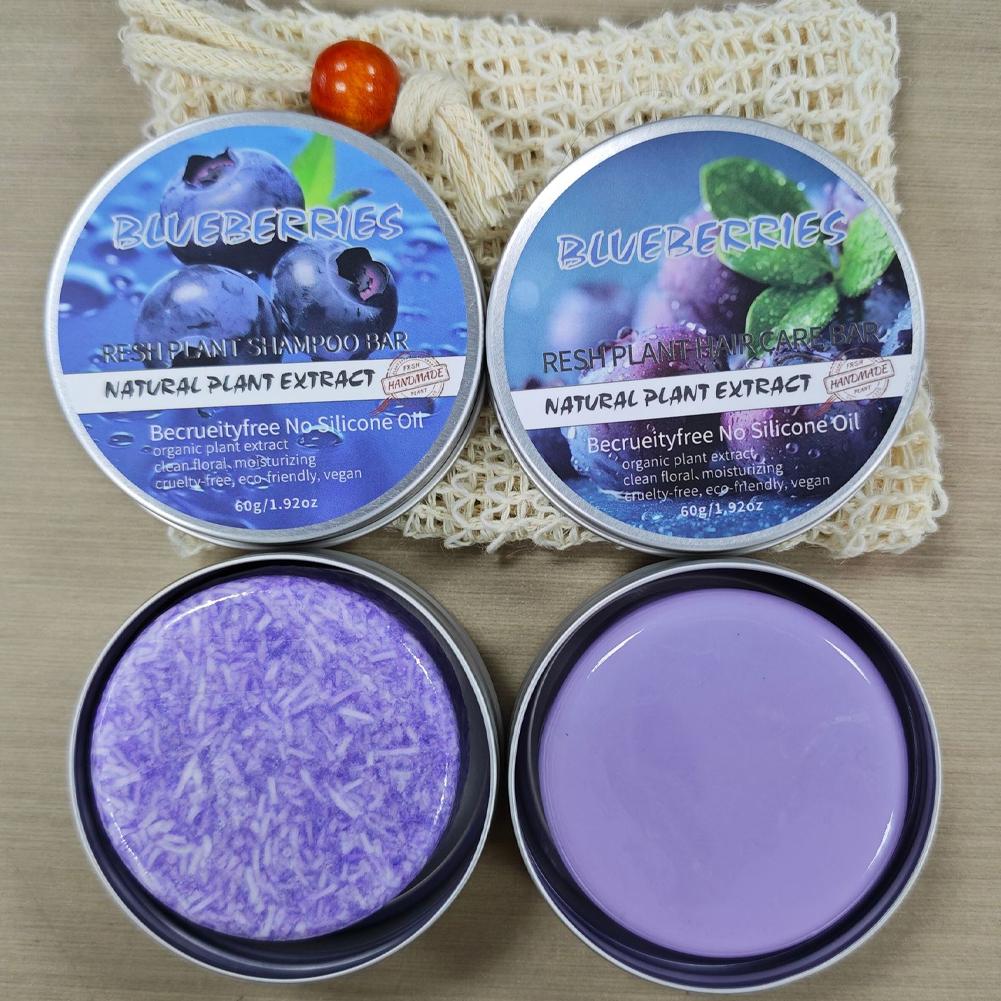 Blueberry Shampoo Soap Handmad - Hair Care Tonic บทวิจารณ์และราคา