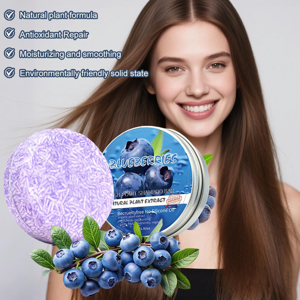 Blueberry Shampoo Soap Handmad - Hair Care Tonic บทวิจารณ์และราคา