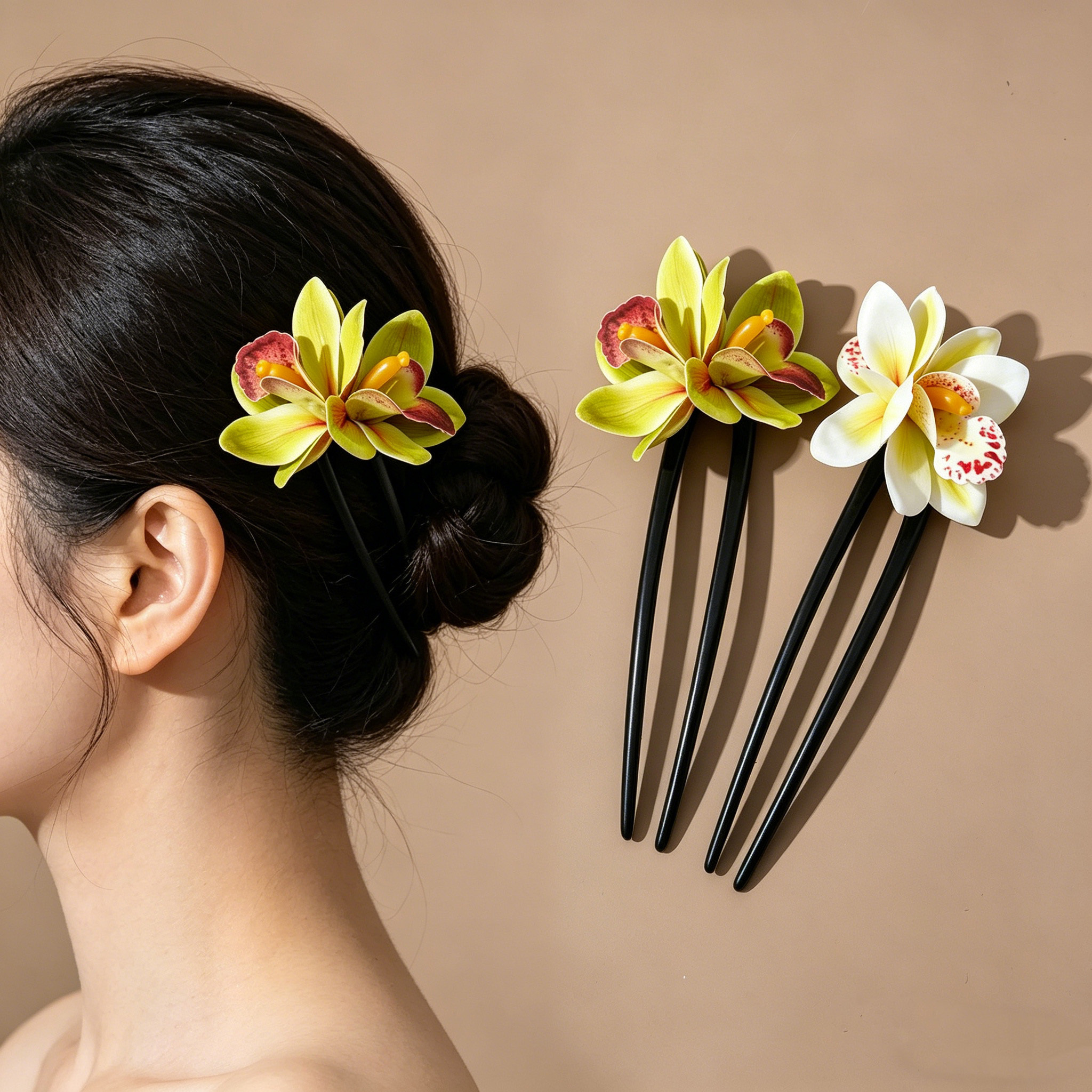 1 pieces of Forest 3D simulati - Clip In Hair Piece บทวิจารณ์และราคา