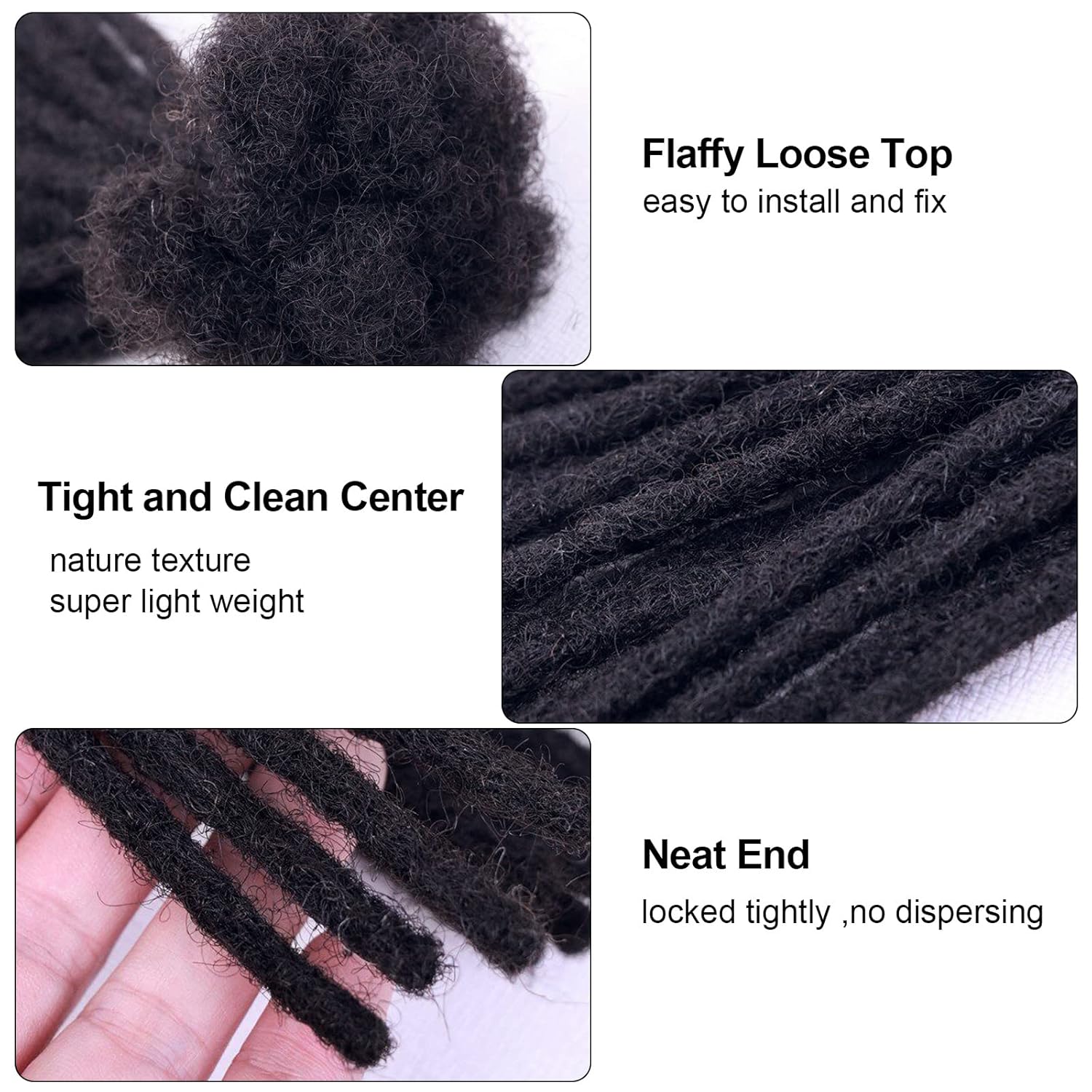 Dreadlock Human Hair Extension - Hair Care For Wavy Hair บทวิจารณ์และราคา