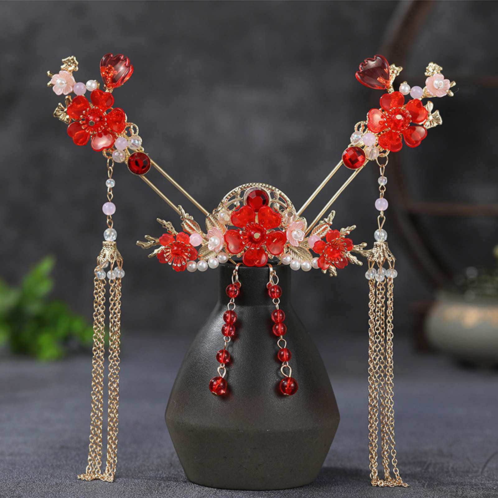 Ancient Wedding Hairpin Sets F - Clip In Hair Piece บทวิจารณ์และราคา