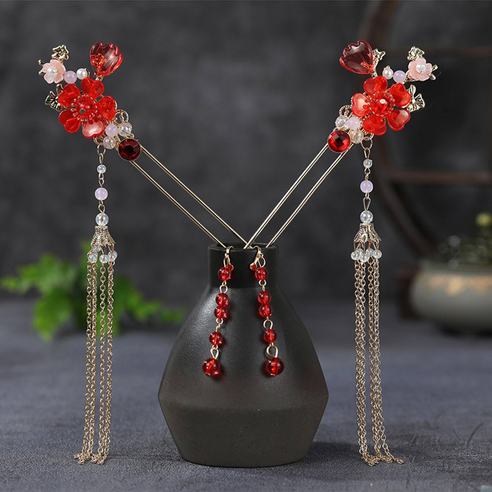 Ancient Wedding Hairpin Sets F - Clip In Hair Piece บทวิจารณ์และราคา