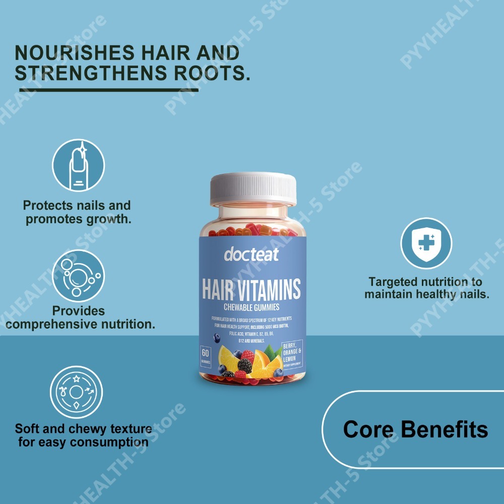 Hair Skin Nails Beauty Gummies - Hair Care Orange บทวิจารณ์และราคา