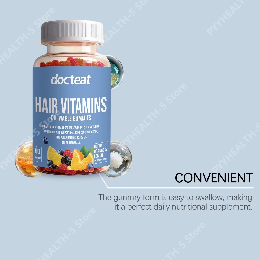 Hair Skin Nails Beauty Gummies - Hair Care Orange บทวิจารณ์และราคา