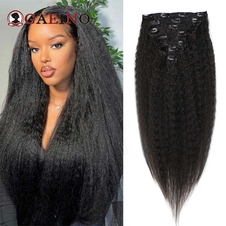 Kinky Straight Clip In Hair Ex - Clip In Hair Piece บทวิจารณ์และราคา