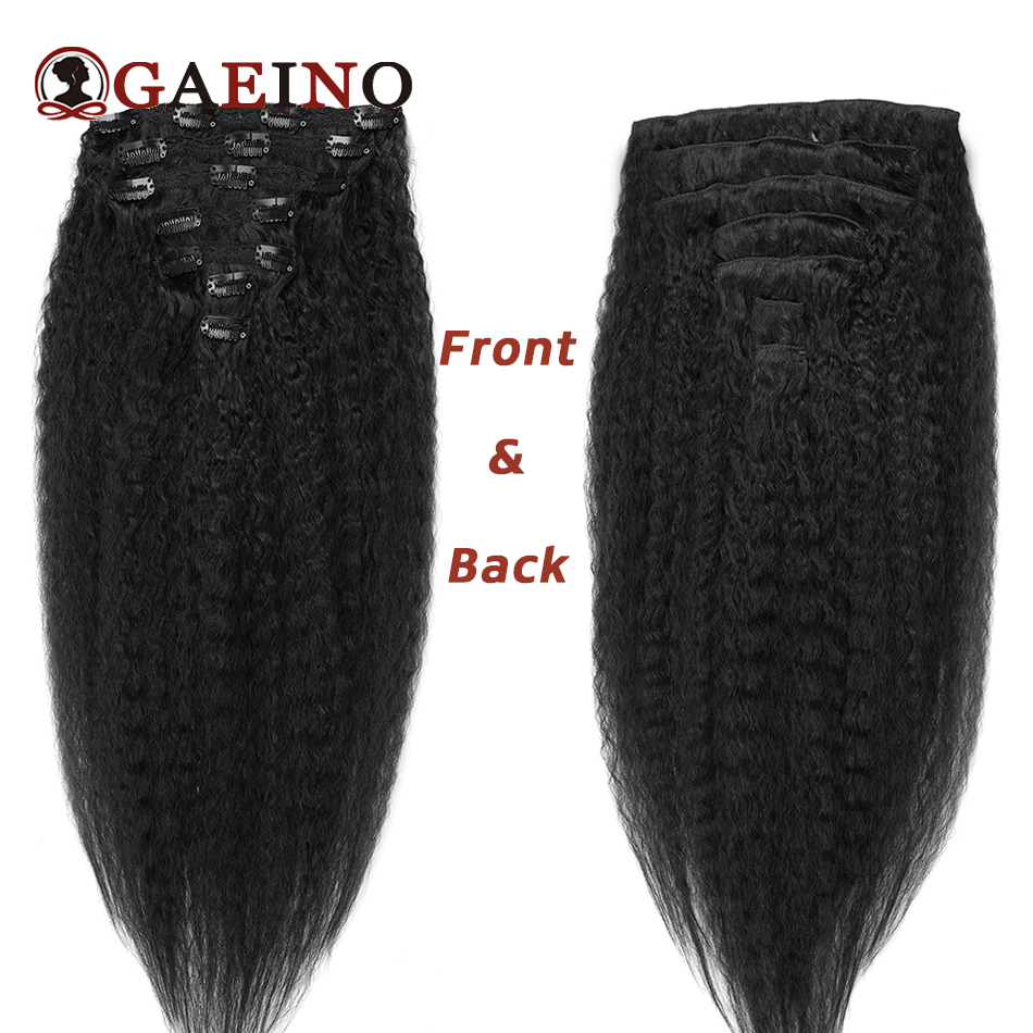 Kinky Straight Clip In Hair Ex - Clip In Hair Piece บทวิจารณ์และราคา