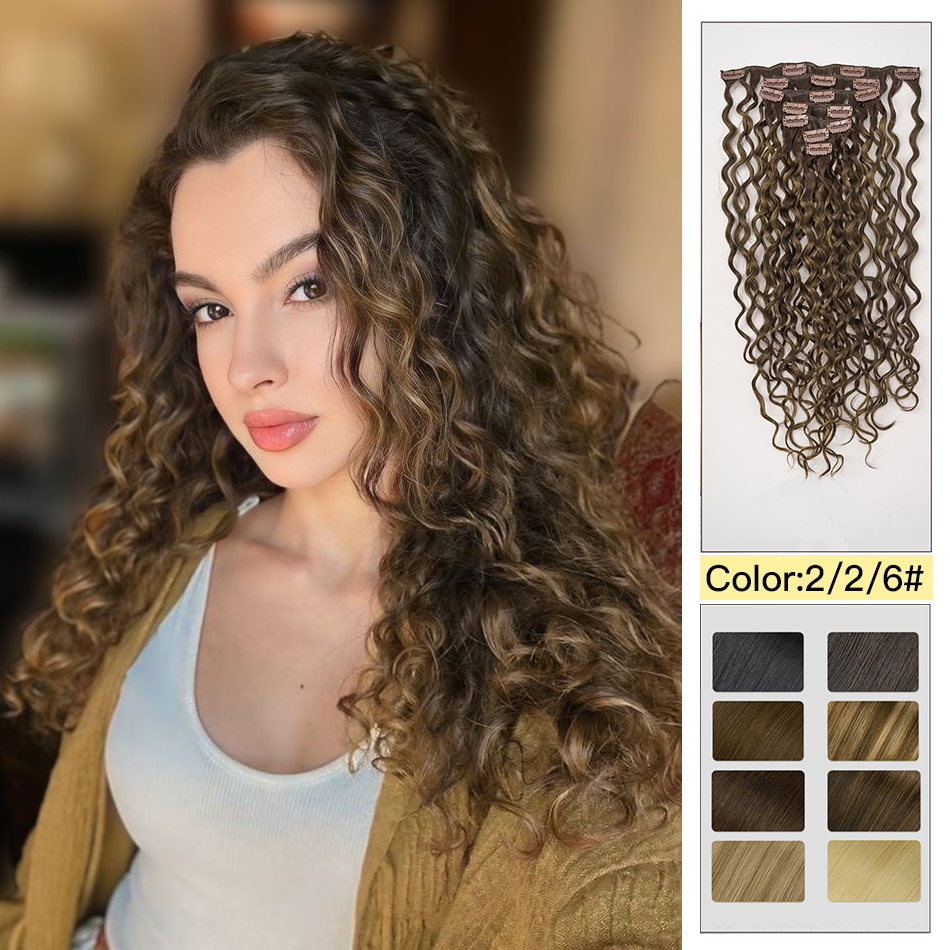 Yelo Curly Clip in Hair Extens - Clip In Hair Piece บทวิจารณ์และราคา
