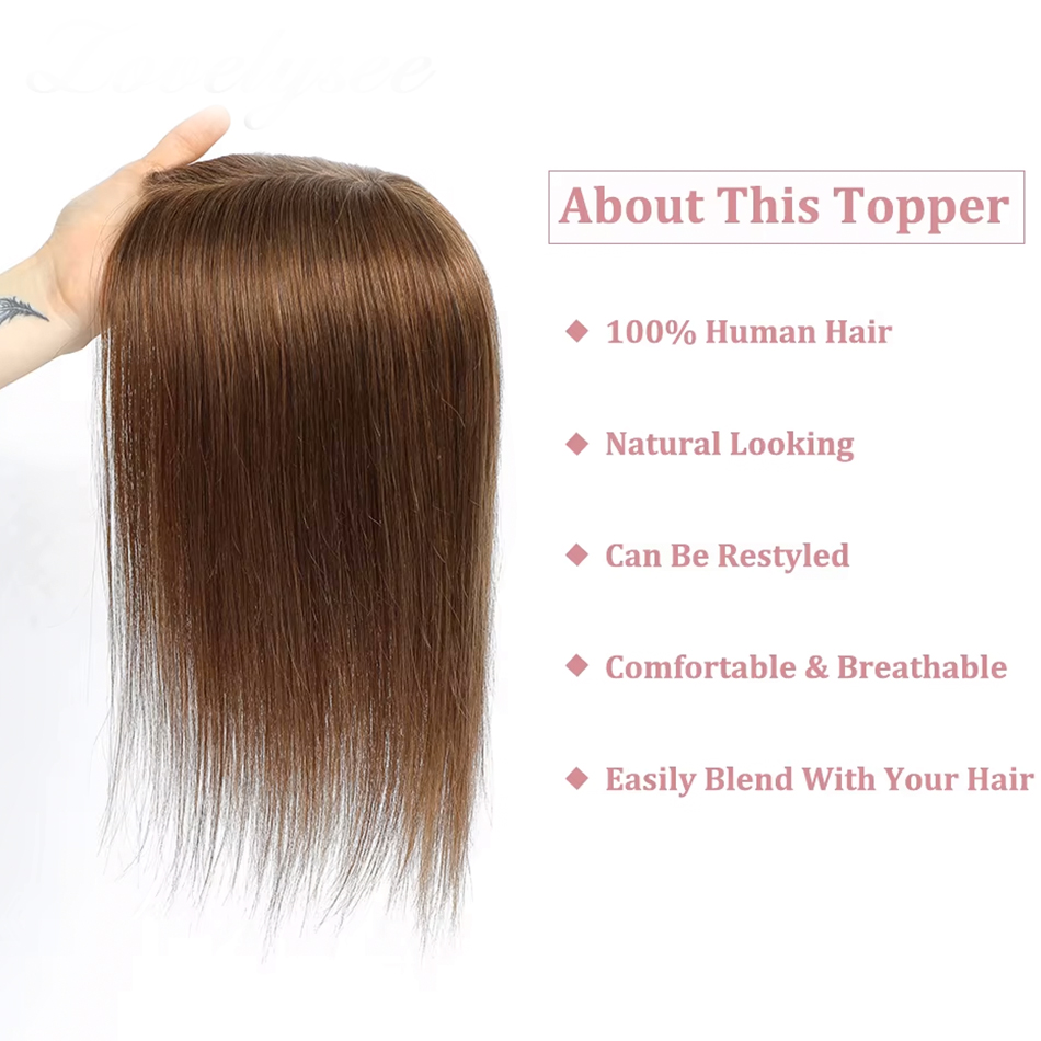 Lovevol 12*13cm Virgin Human H - Clip In Hair Piece บทวิจารณ์และราคา