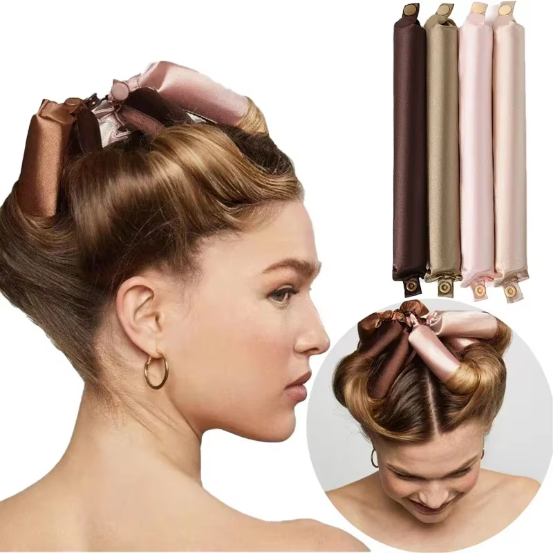 4/5pcs Heatless Curling Rod Se - Hair Roller Set Flexi บทวิจารณ์และราคา