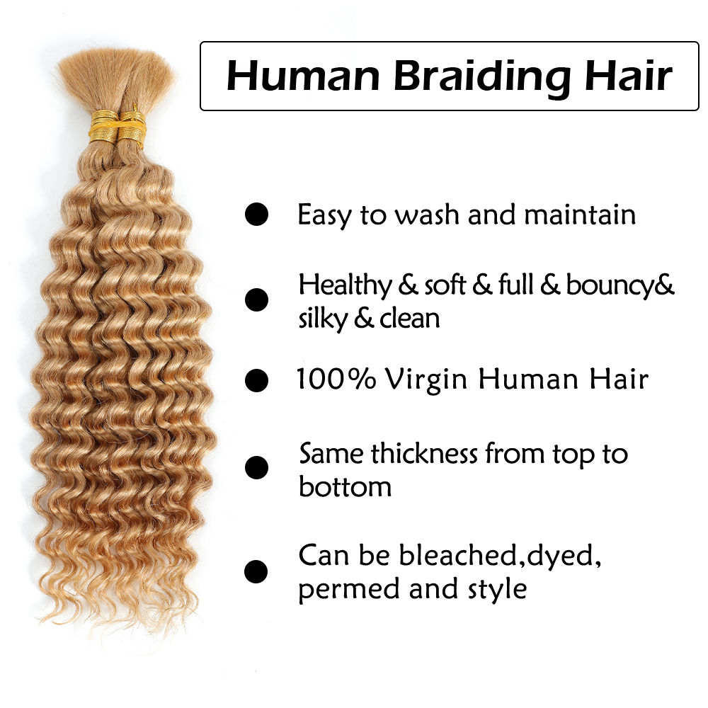 Human Braiding Hair 2Bundle 10 - Hair Care Wavy Hair บทวิจารณ์และราคา