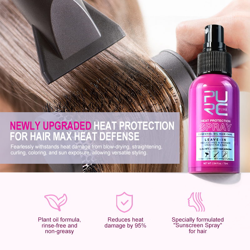 PURC Heat Protectant Spray Coc - Hair Care Heat Protectant บทวิจารณ์และราคา