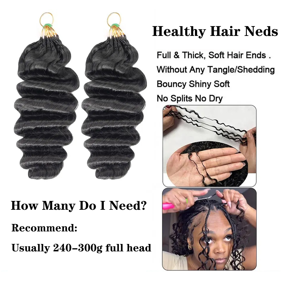 Thickness Virgin Brazilian Hum - Hair Care Wavy Hair บทวิจารณ์และราคา