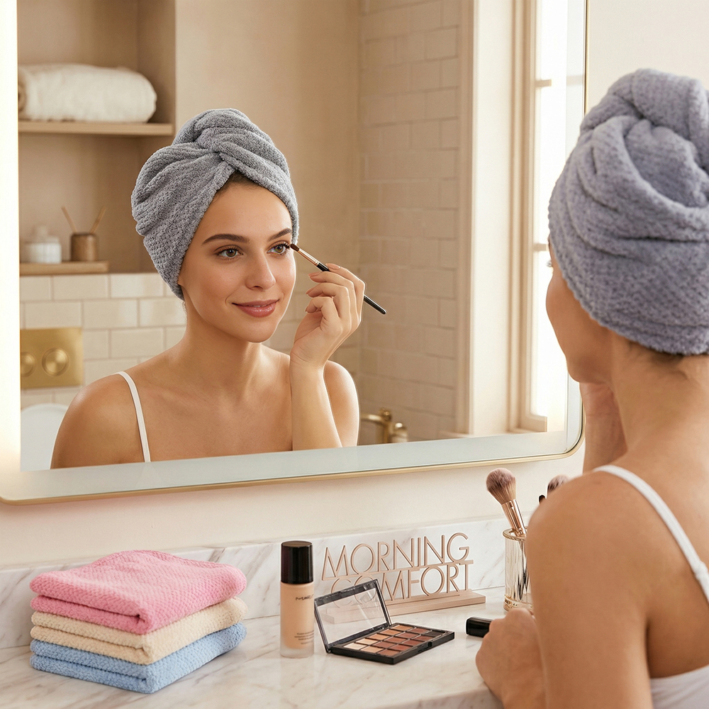 4Pack  Microfiber Hair Drying  - Hair Care For Curly Dry Hair บทวิจารณ์และราคา