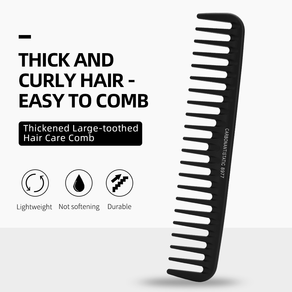 Wide Tooth Curl  Comb Detangli - Hair Care Wavy Hair บทวิจารณ์และราคา