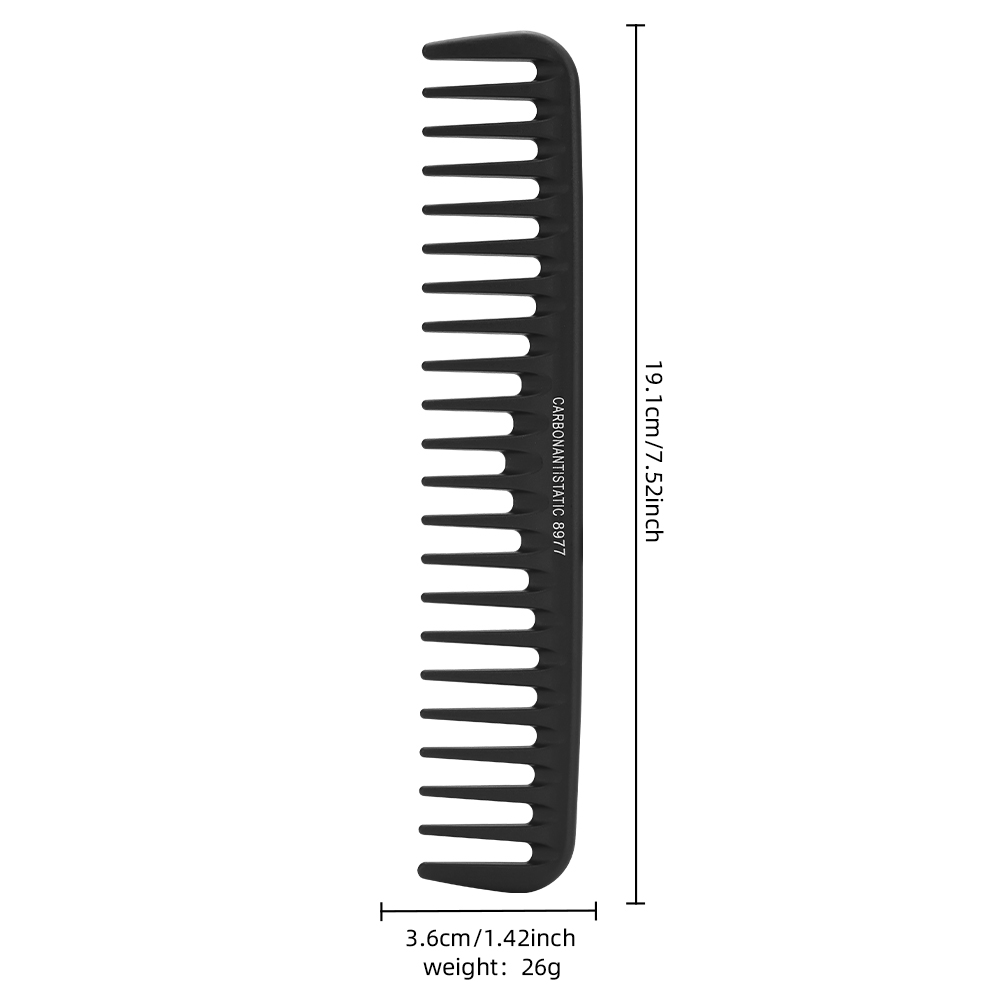 Wide Tooth Curl  Comb Detangli - Hair Care Wavy Hair บทวิจารณ์และราคา