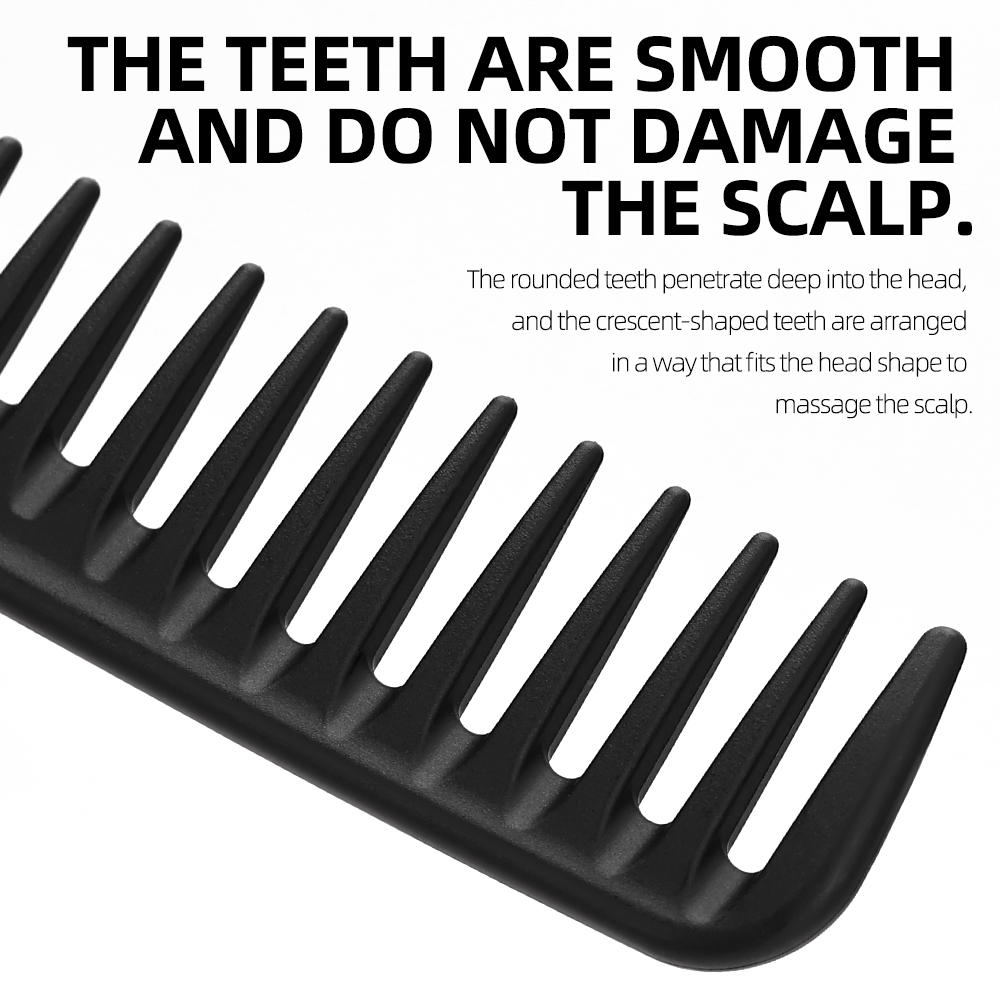 Wide Tooth Curl  Comb Detangli - Hair Care Wavy Hair บทวิจารณ์และราคา