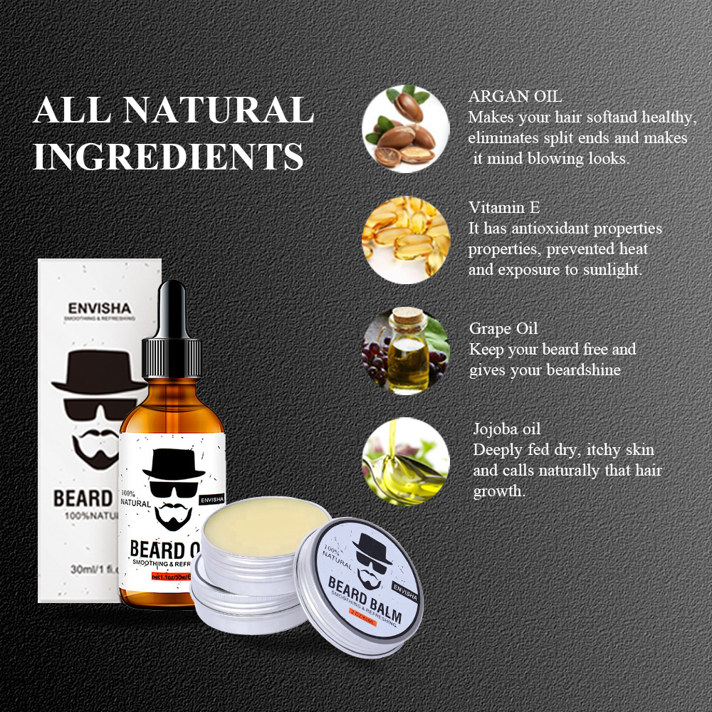 ENVISHA Beard Care Set Growth  - Hair Care Orange บทวิจารณ์และราคา