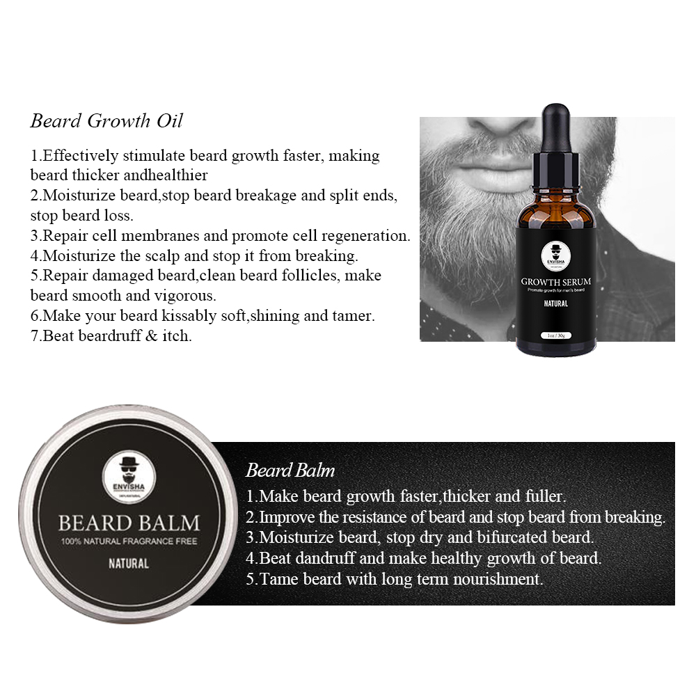 ENVISHA Beard Care Set Growth  - Hair Care Orange บทวิจารณ์และราคา