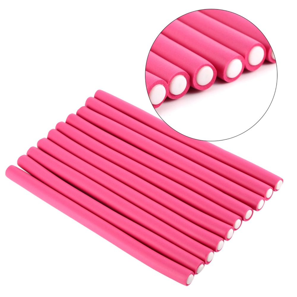 10Pcs/Set Soft Foam Soft Hair  - Hair Roller Set Flexi บทวิจารณ์และราคา