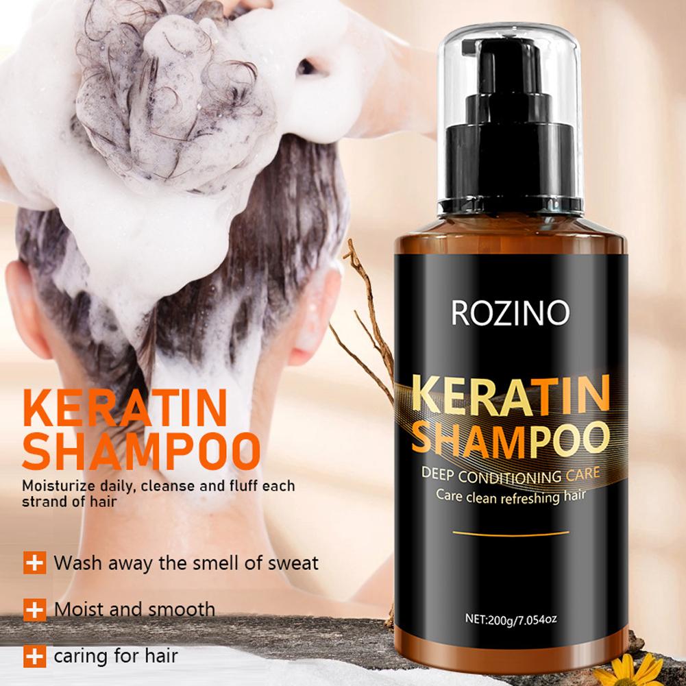 Keratin Care Smoothing Shampoo - Hair Care For Curly Dry Hair บทวิจารณ์และราคา