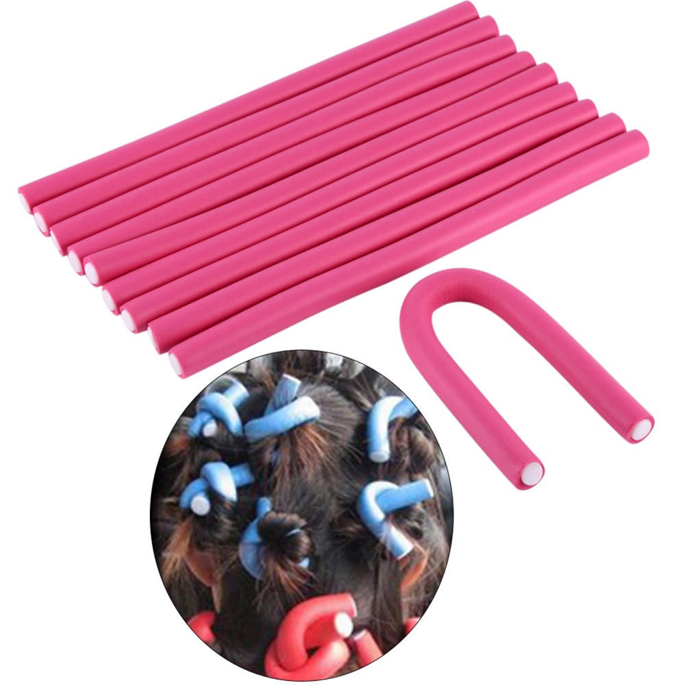 10Pcs/Set Soft Foam Soft Hair  - Hair Roller Set Flexi บทวิจารณ์และราคา