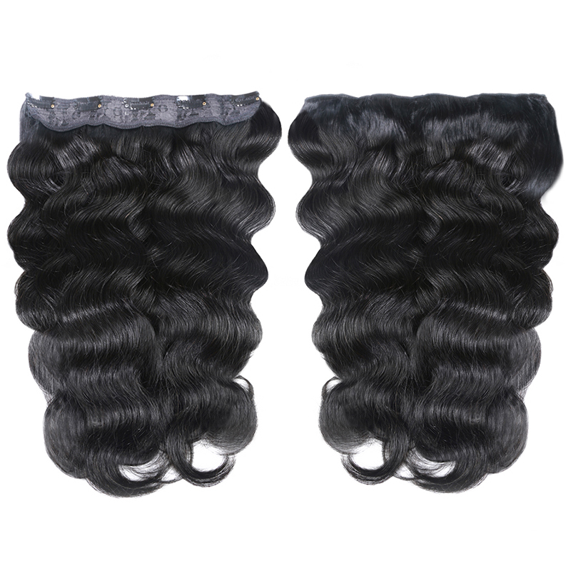 Body Wave Clip ins Human Hair  - Clip In Hair Piece บทวิจารณ์และราคา