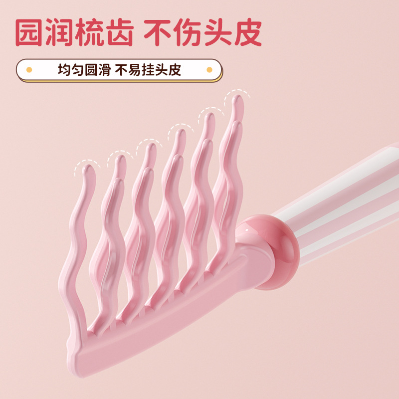 Double Row Wavy Tooth Hair Sty - Hair Care Wavy Hair บทวิจารณ์และราคา
