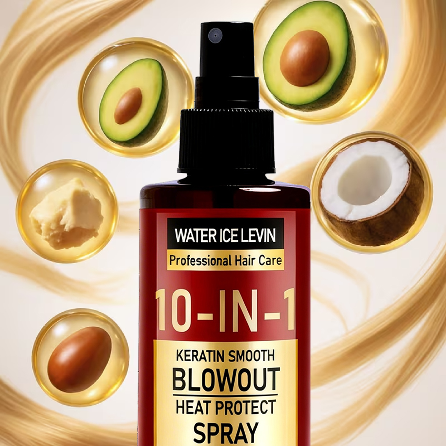 Keratin Heat Protect Spray 100 - Hair Care Heat Protectant บทวิจารณ์และราคา