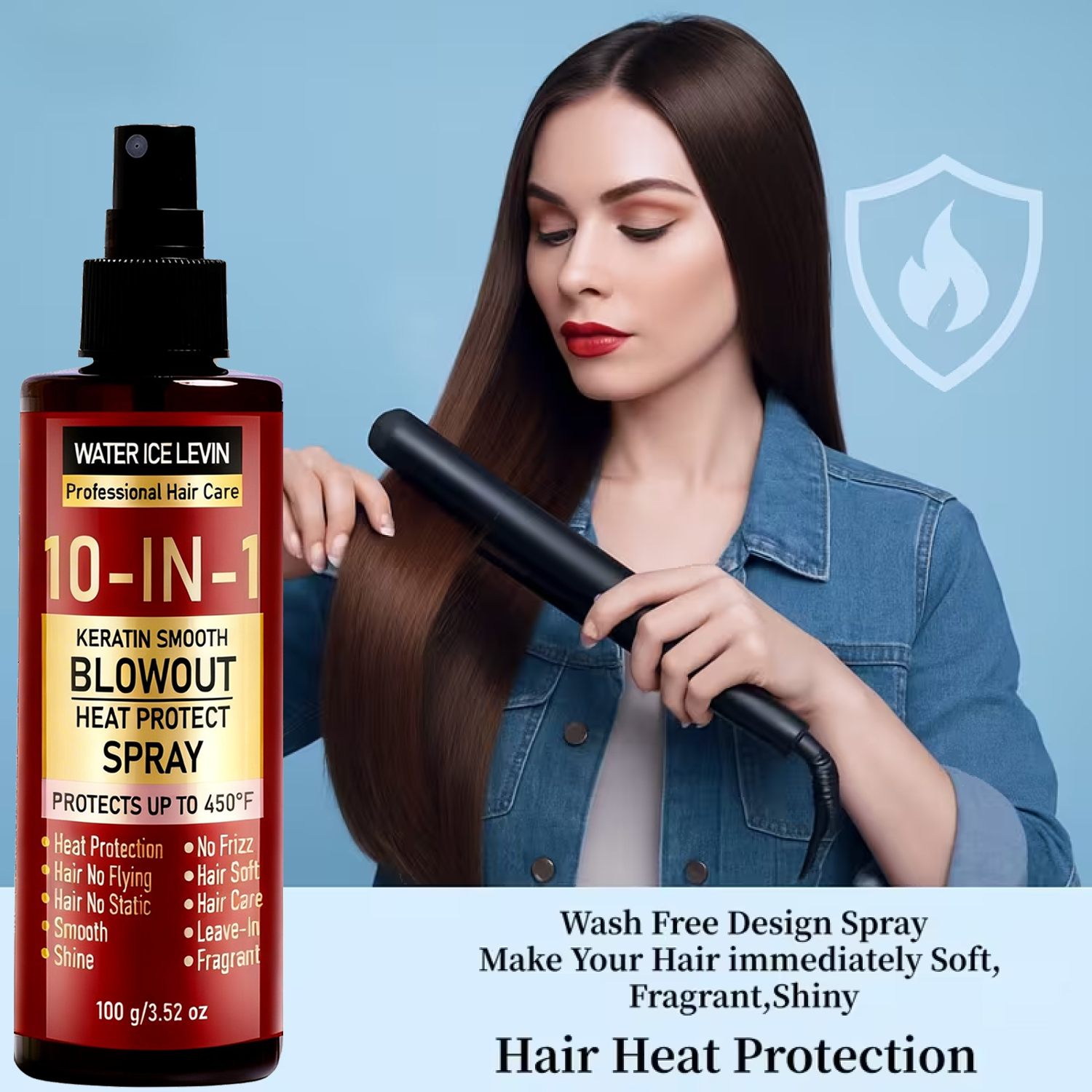 10-IN-1 Heat Protect Spray wit - Hair Care Heat Protectant บทวิจารณ์และราคา