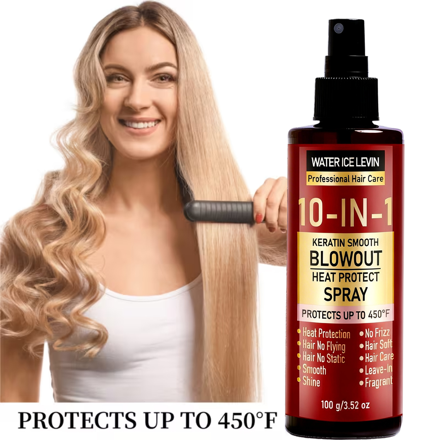 10-IN-1 Heat Protect Spray wit - Hair Care Heat Protectant บทวิจารณ์และราคา
